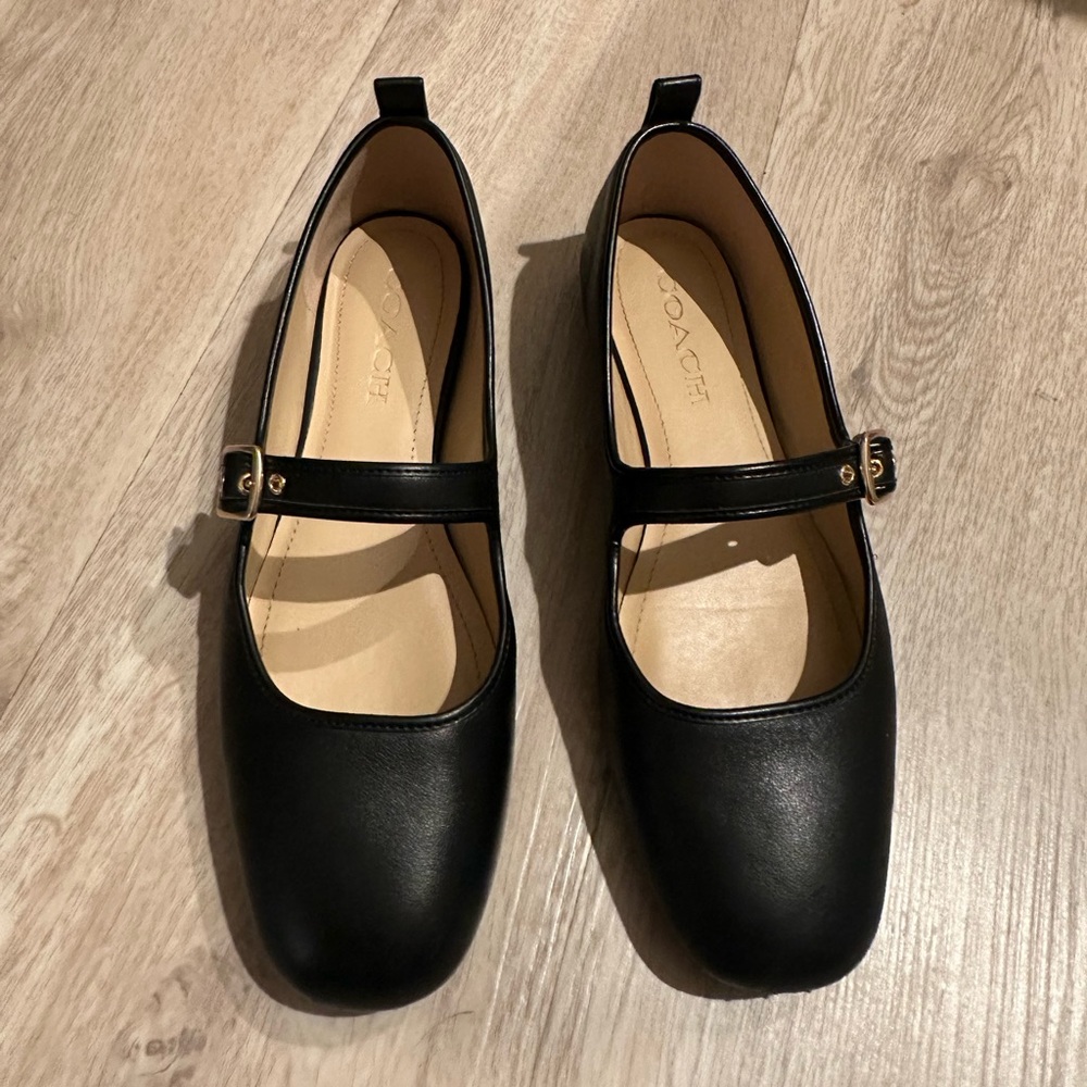Coach Mary Janes - black
